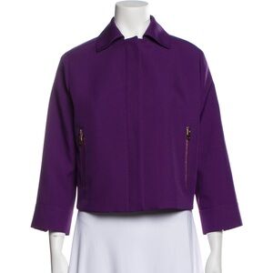 Salvatore Ferragamo purple jacket